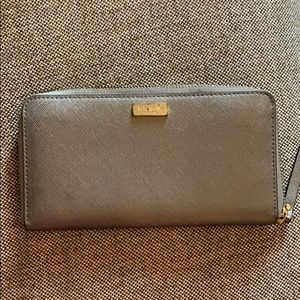 KATE SPADE Silver/Grey Wallet
